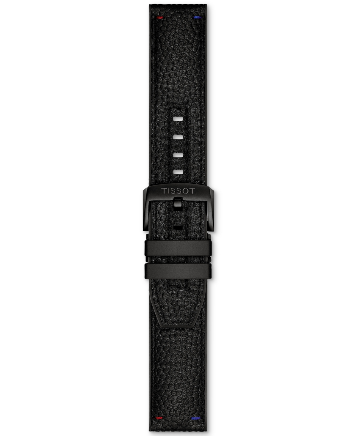 Tissot Men's Swiss Chronograph Supersport Nba Special Edition Black Leather Strap Watch 45mm In Black