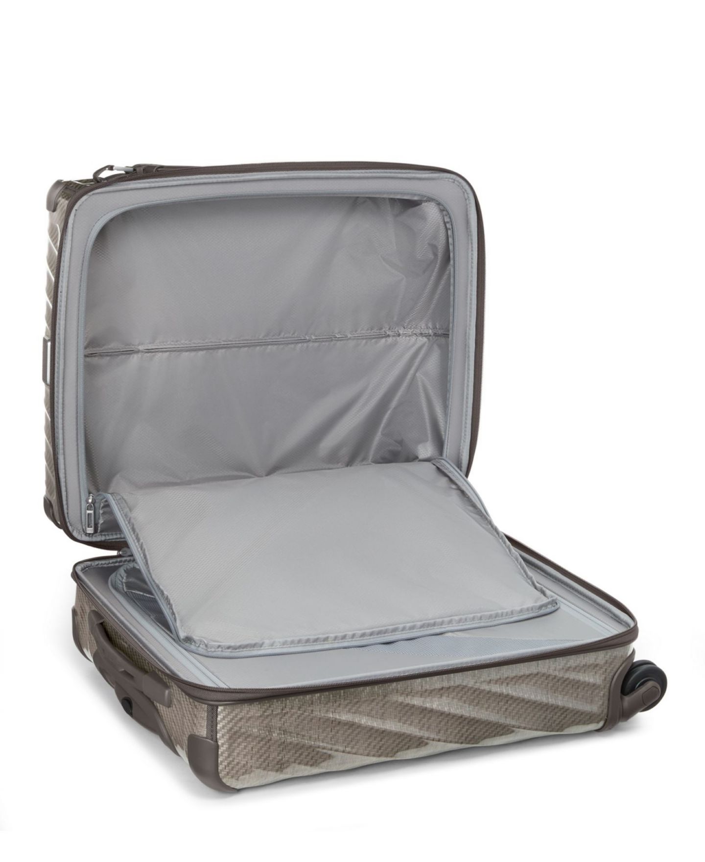 Чемодан TUMI 19 Degree Lite Continental Carry-On, цвет: Титановый серый — фото 10
