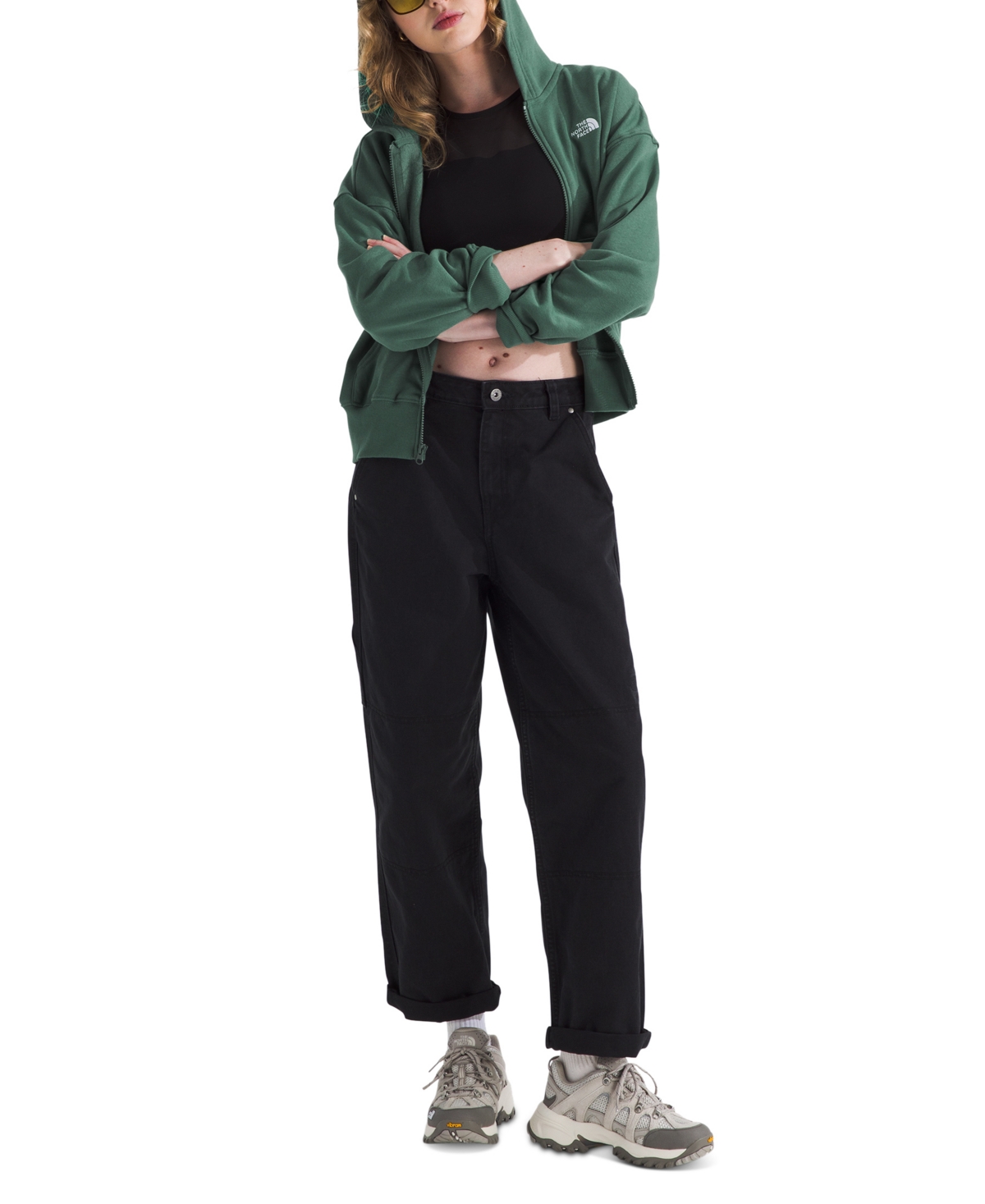THE NORTH FACE WOMEN'S EVOLUTION FULL-ZIP HOODIE 