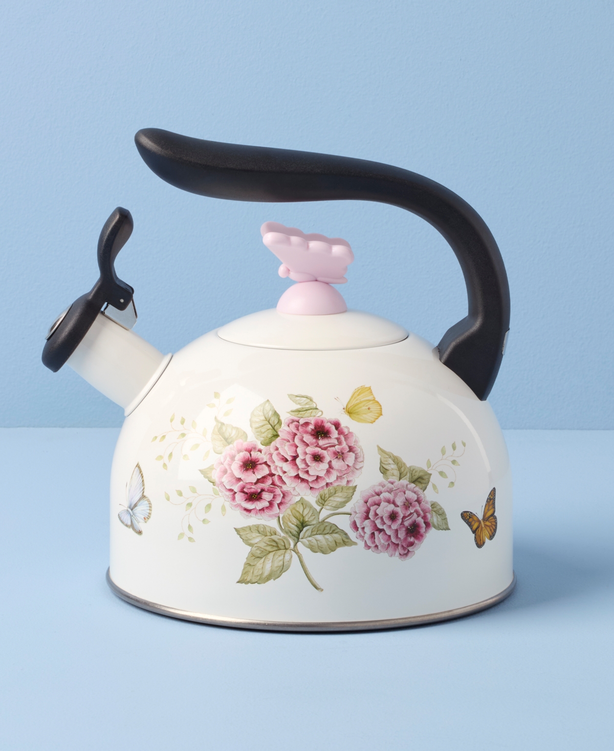 Lenox Butterfly Meadow Colors Tea Kettle In Multi
