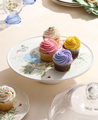 Butterfly Meadow Cake Plate, 25th Anniversary