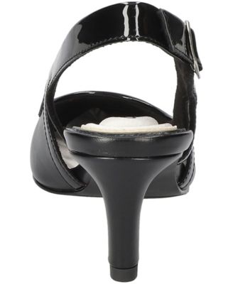 Women's Glisten Buckle Slingback Pumps
