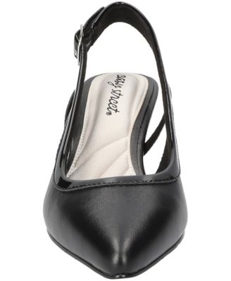 Women's Glisten Buckle Slingback Pumps