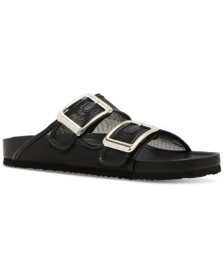 Madden Girl - Bodie Buckle Footbed Slide Sandals