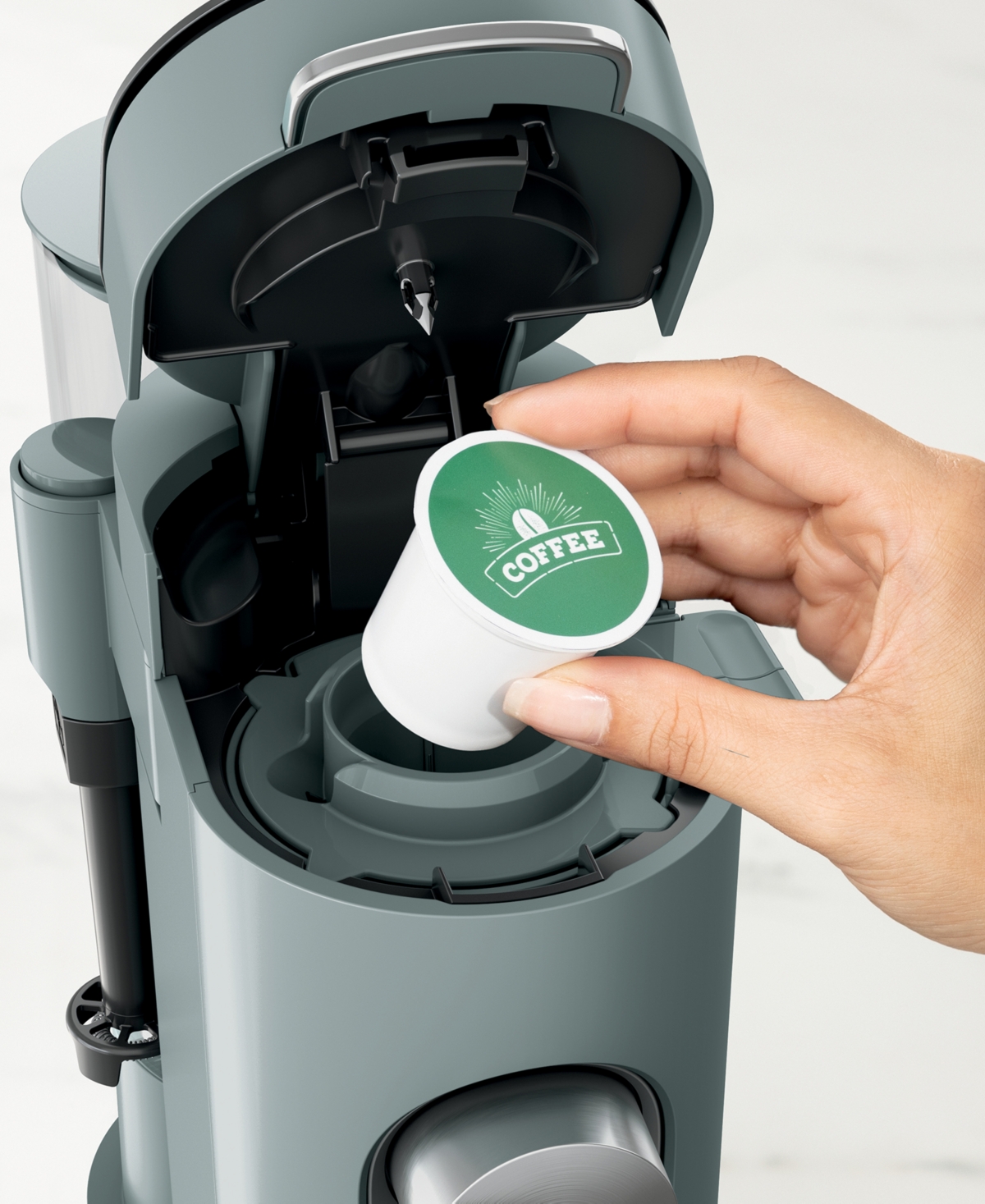 Ninja Pb051 Pods & Grounds Specialty Single-serve Coffee Maker In Sage Green
