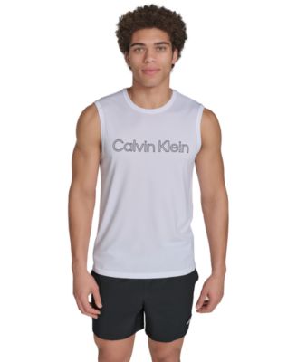 Men's Logo Sleeveless Swim Rash Guard