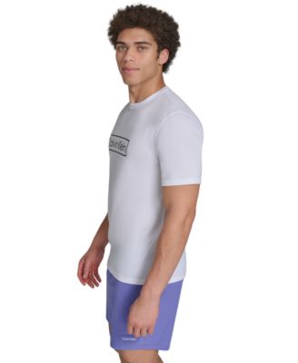 Men's Logo Short-Sleeve Swim Rash Guard