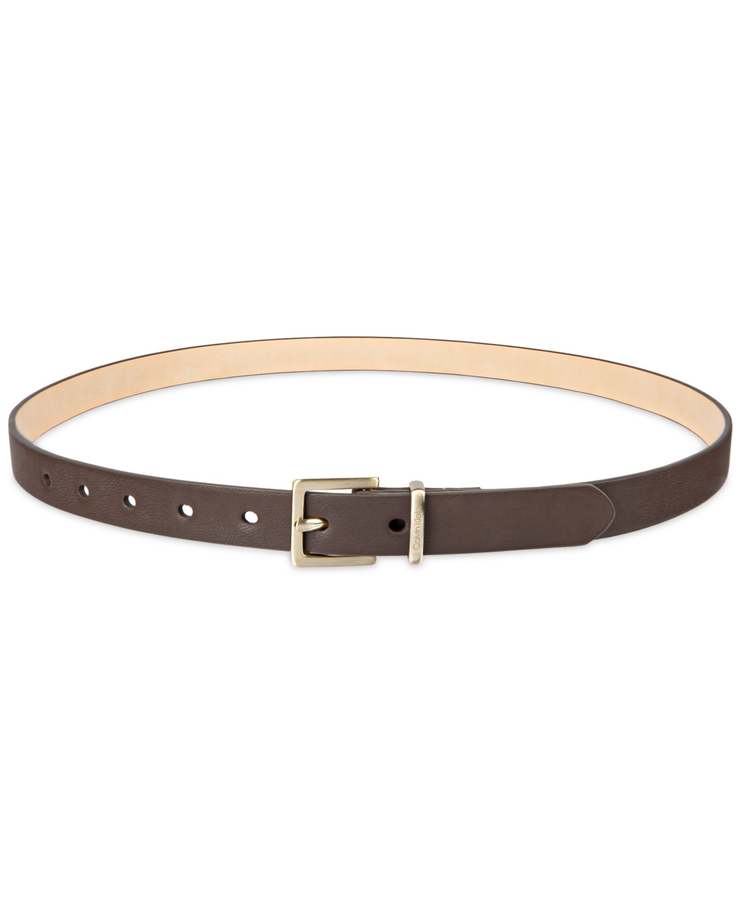 Женские ремни Calvin Klein 2-Pc. Skinny Belt Set, цвет: Чёрный / Коричневый — фото 7