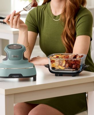 Crispi 4-in-1 Portable Glass Air Fryer Cooking System