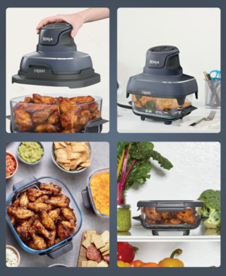 Crispi 4-in-1 Portable Glass Air Fryer Cooking System
