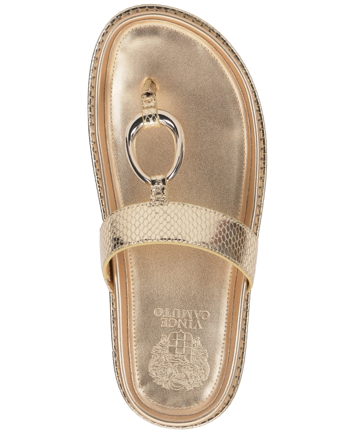 Vince Camuto Women's Genri Thong Loop Footbed Sandals