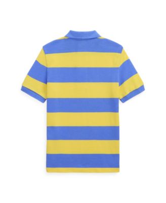 Little Boys Striped Cotton Mesh Polo T-Shirt