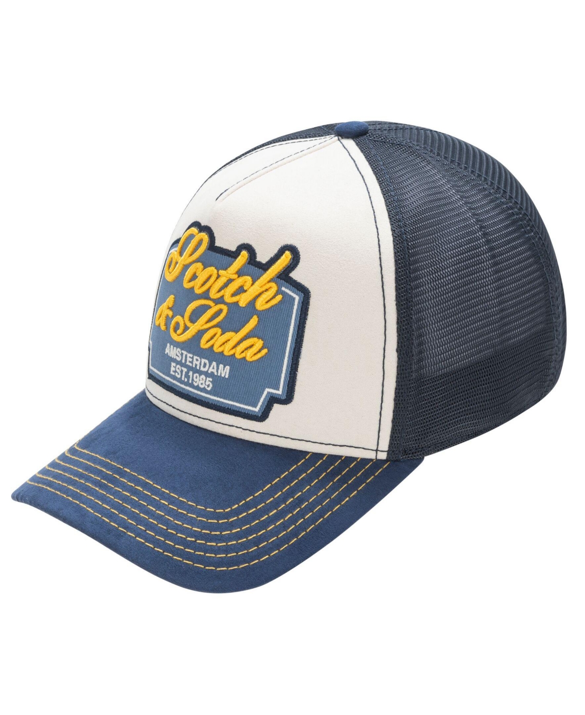 SCOTCH & SODA MEN'S ARENA ADJUSTABLE TRUCKER CAP 