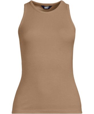 Women's Drapey Rib Fitted Tank Top