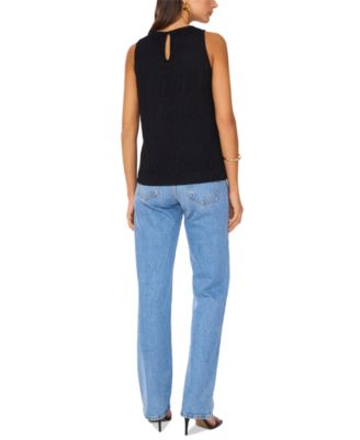 Women's Sleeveless Round-Neck Top