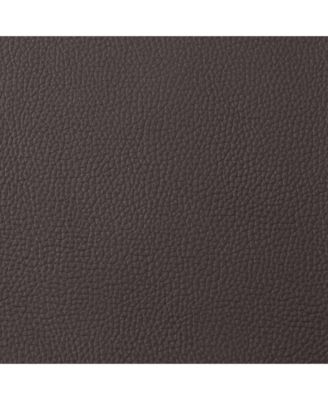 Recliner Chair Dark Brown Real Leather