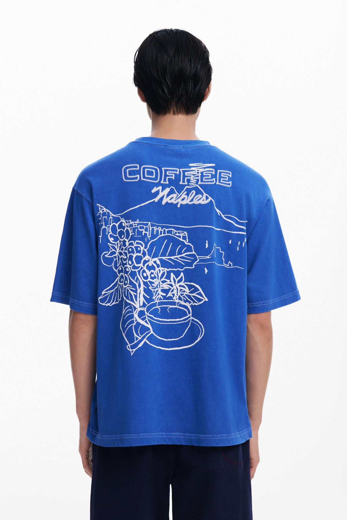 Men's Naples T-shirt - Royal blue