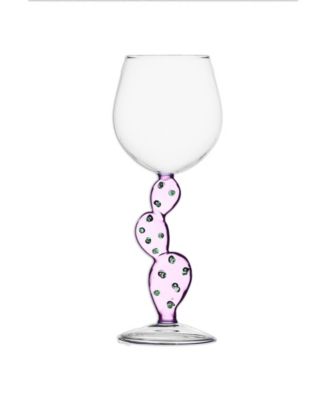 Desert Plants Cactus Stemmed Glass, 11.8 oz. 