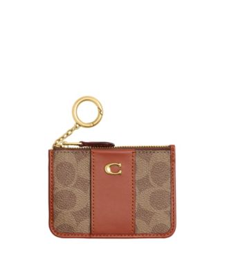 Signature Coated Canvas Essential Mini ID Card Case