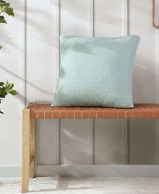 Wave Texture Square Pillow, 20" X 20"