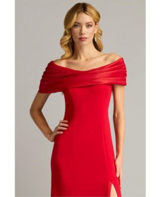 Dalton Two-Tone Off-Shoulder Gown