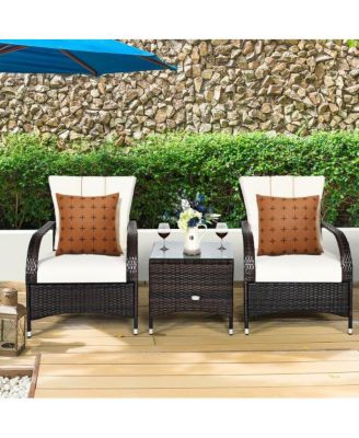 3-Piece Coffee Table Set with Chairs Stylish and Functional Furniture for Living Room