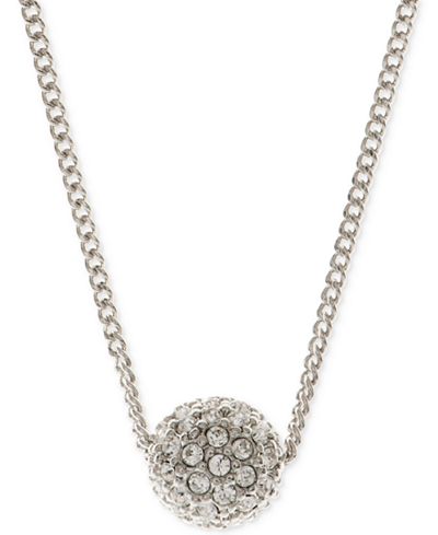 Givenchy Silver-Tone Fireball Necklace