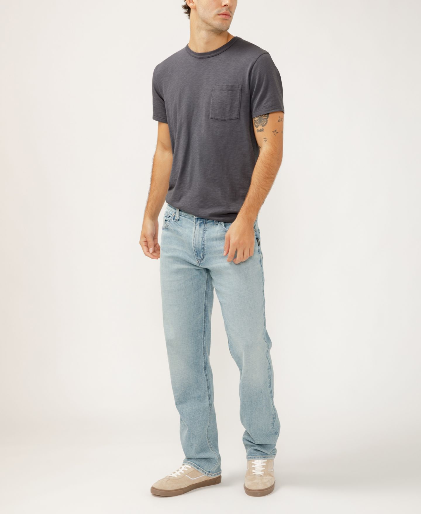 Мужские джинсы Silver Jeans Co. Grayson Classic-Fit, цвет: Индиго — фото 5