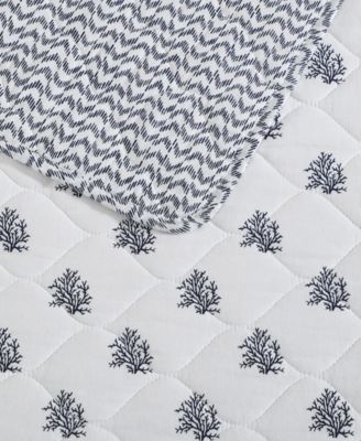 Coral Beach Reversible 3-Pc. Quilt Set, King