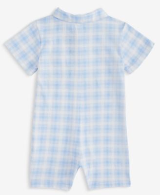 Baby Boys Friendship Plaid Sunsuit, Exclusively at Macy's