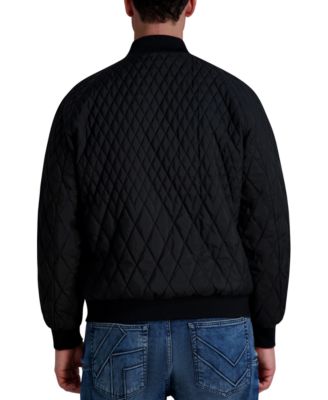 Paris Men's Quilted Water-Resistant Bomber Jacket 