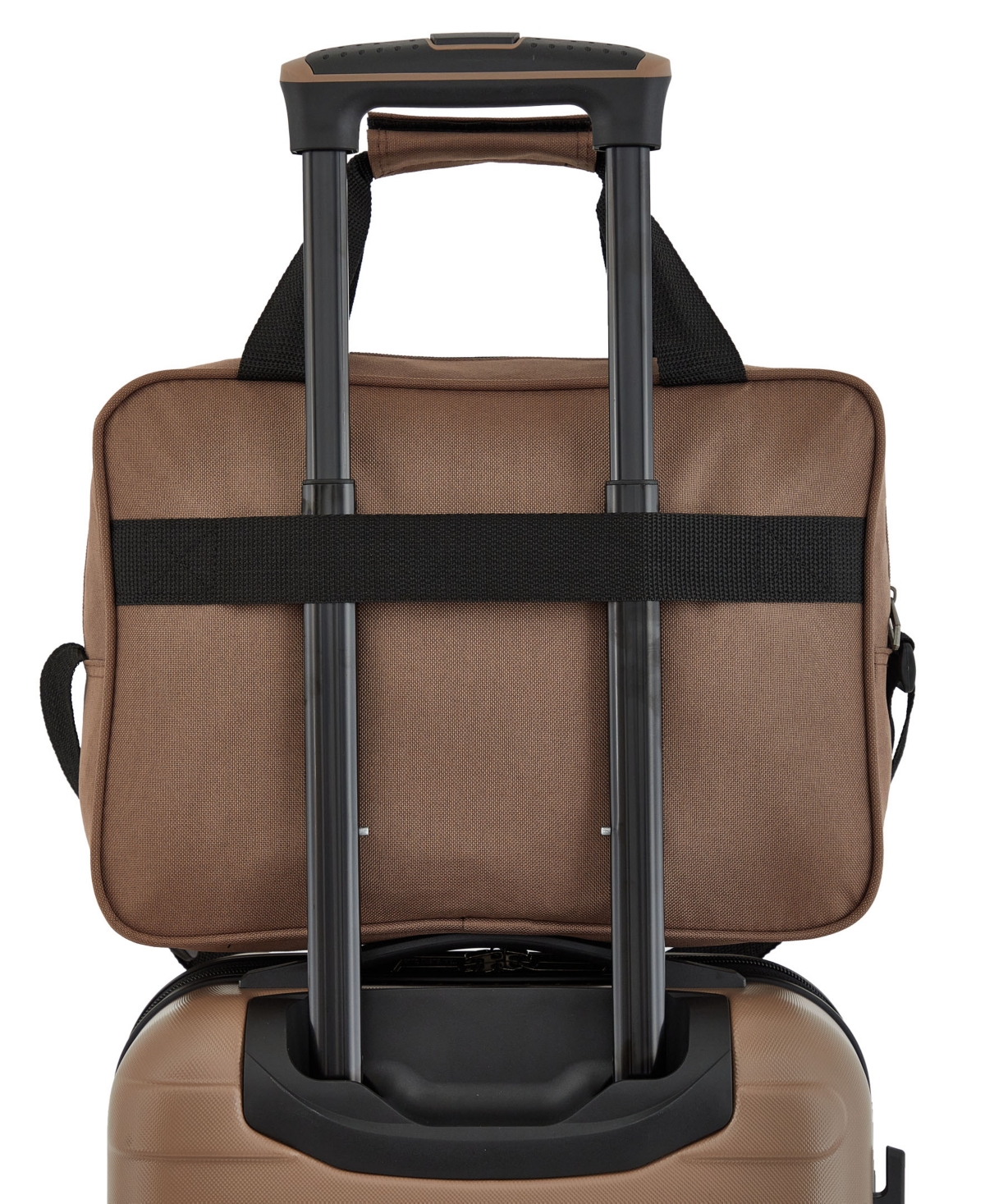 Travelers Club Austin 4 Piece Hardside Luggage Set In Mocha