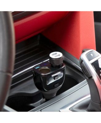 4-Port Car Charging Station with USB and 12V Ports