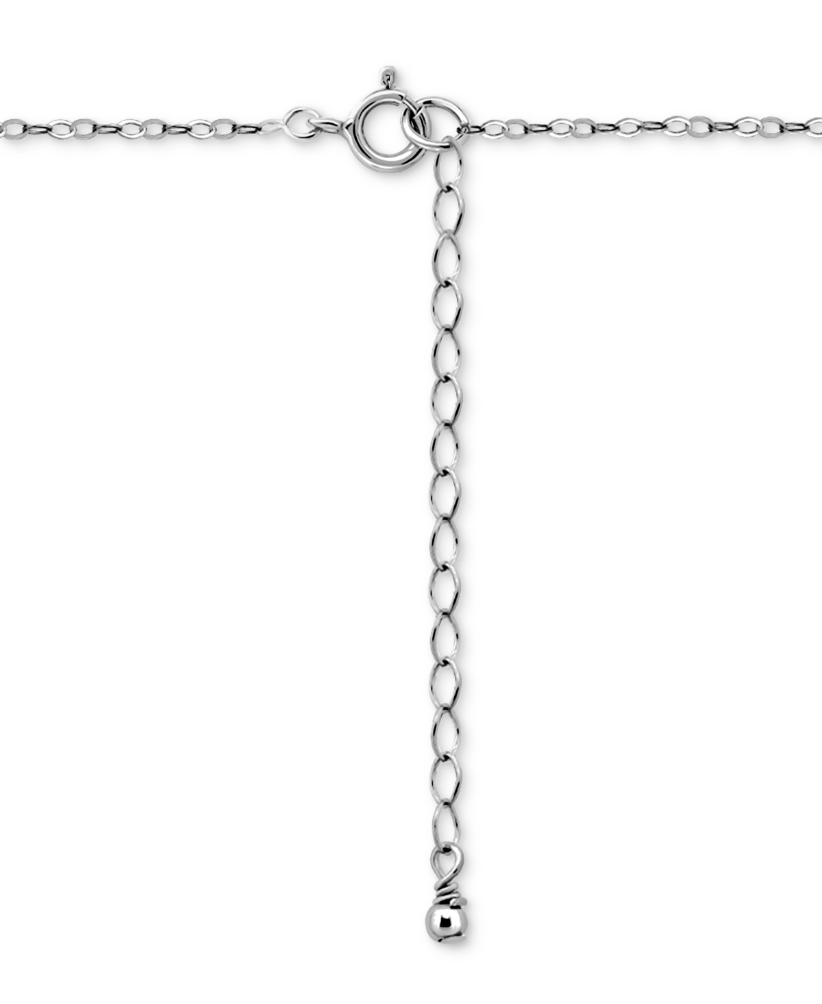 Giani Bernini Rose Pendant Necklace, 16" + 2" Extender In Sterling Silver Or 18k Gold Over Sterling Silver, Exclus In Silver