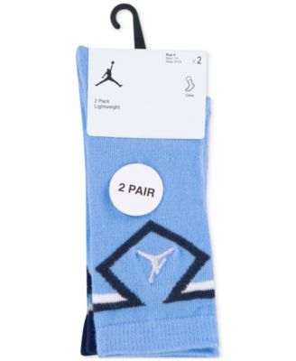 Big Kids Diamond Logo High Crew Socks, Set of 2 