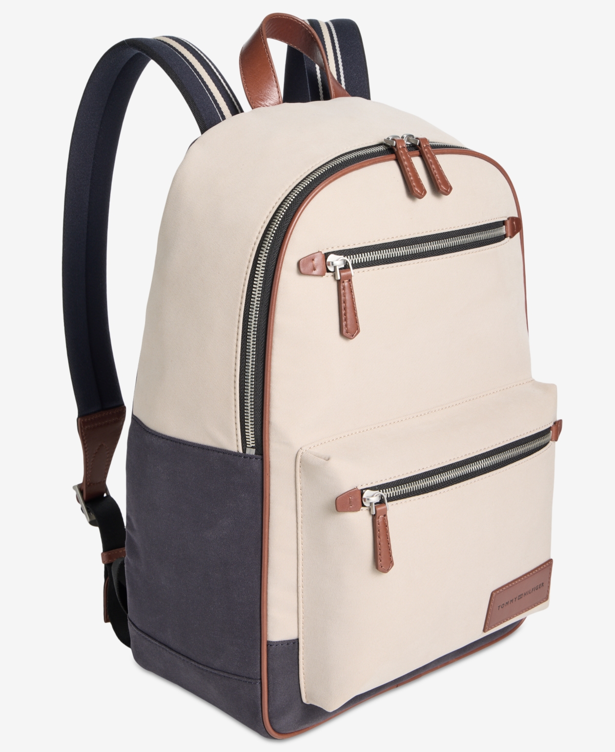 Shop Tommy Hilfiger Men's Medium Casual Backpack In Classic Beige