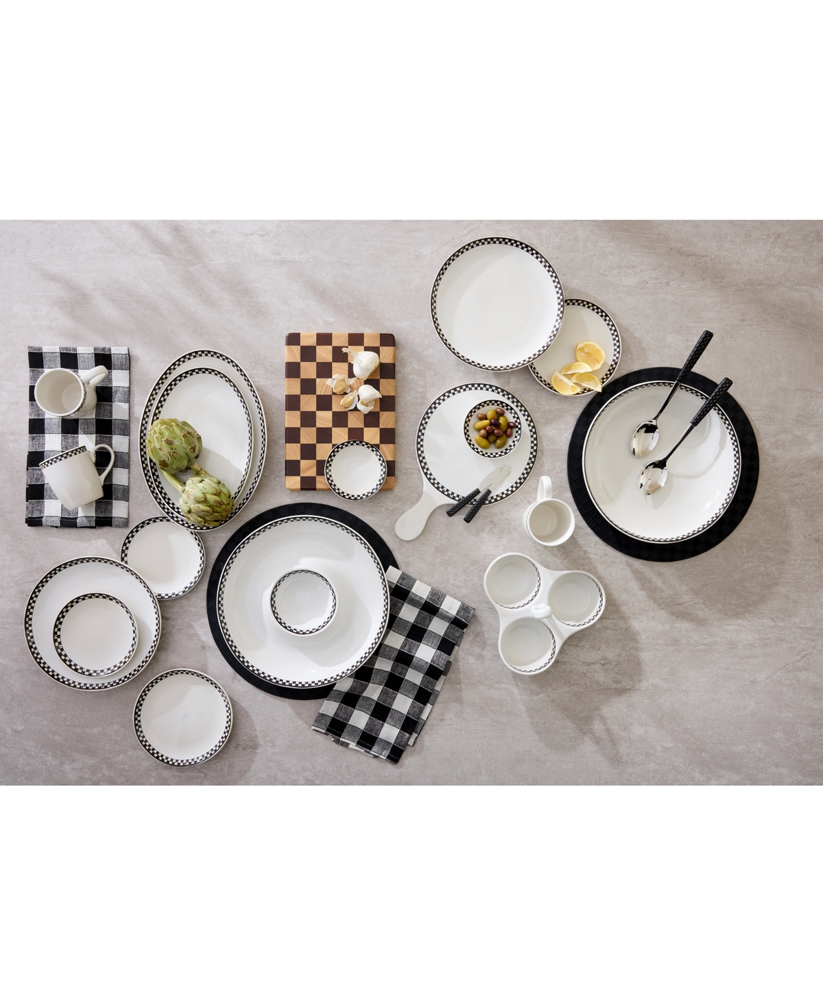 Mackenzie-childs Courtly Check Everyday Cheese Board
