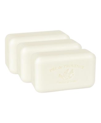Pre de Provence Moisturizing 150g French Soap Bar, Quad-Milled, Long Lasting, Moisturizing, Rich, Creamy Lather (Set of 3)