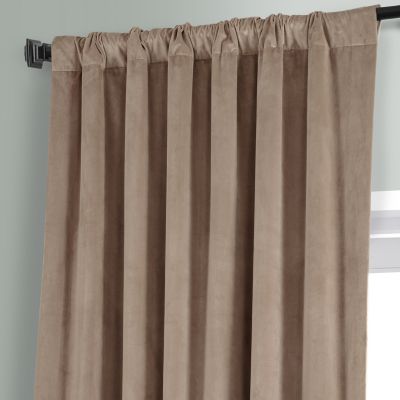 Signature Plush Velvet Hotel Blackout Curtain