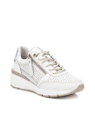 Carmela Collection Women's Leather Casual Sneakers By Xti