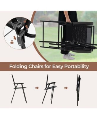 3-Piece Outdoor Bar Stool Set Stylish Patio Seating for Balcony, Deck, or Garden