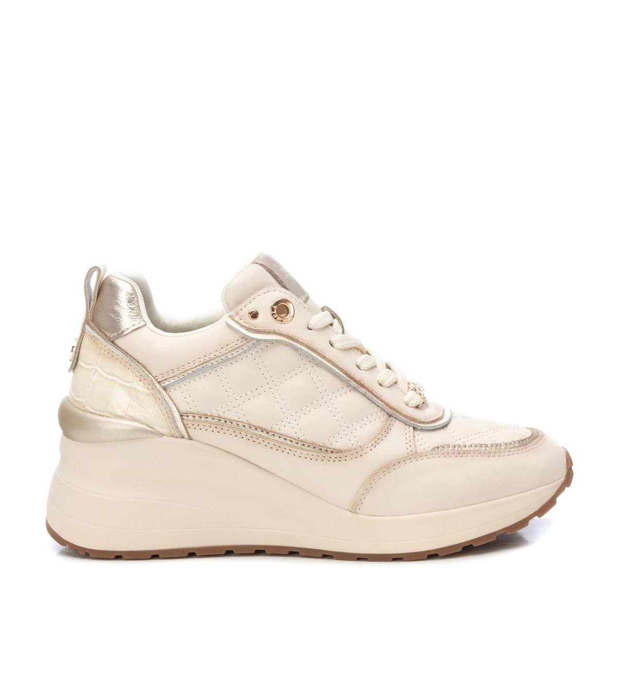 Carmela Collection Women's Leather Casual Sneakers By Xti - Brown