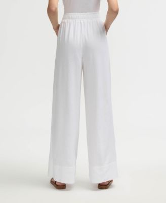 Women s Wide Leg Pant with Side Drawcord