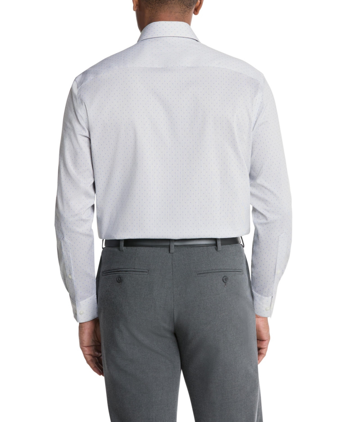 VAN HEUSEN MEN'S REGULAR FIT ULTRA WRINKLE FREE FLEX COLLAR DRESS SHIRT 