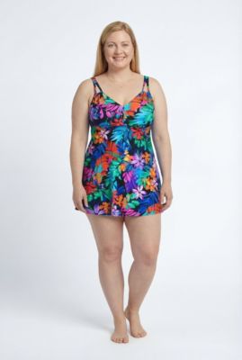 Women's Loop Strap Two-Piece Swimdress
