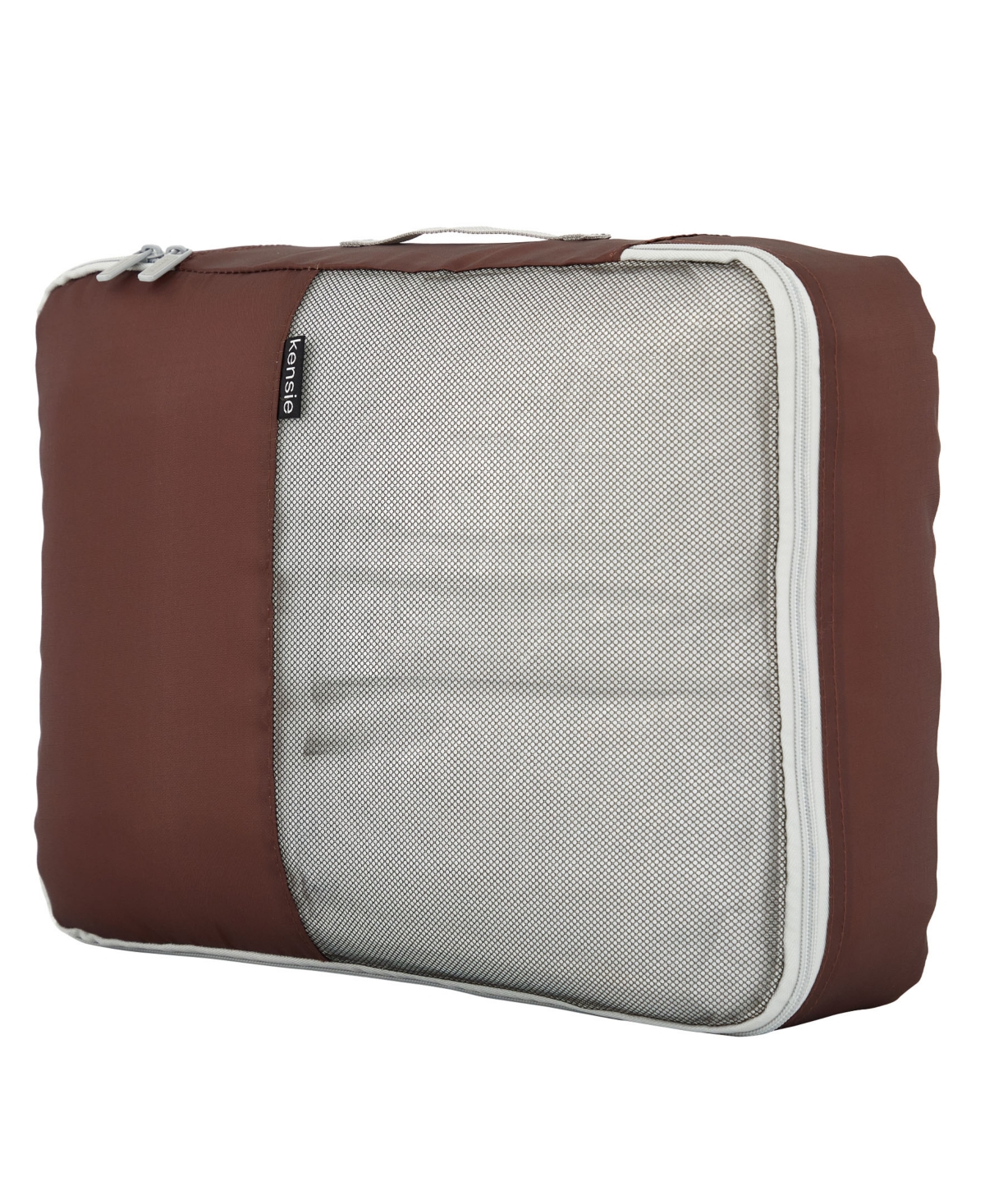 Kensie Hillsboro Expandable Rolling Hardside Collection Set, 4 Piece In Cappuccino