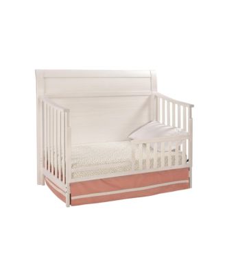 Taylor Farmhouse Wood Toddler Guard Rail in Sea Shell White
