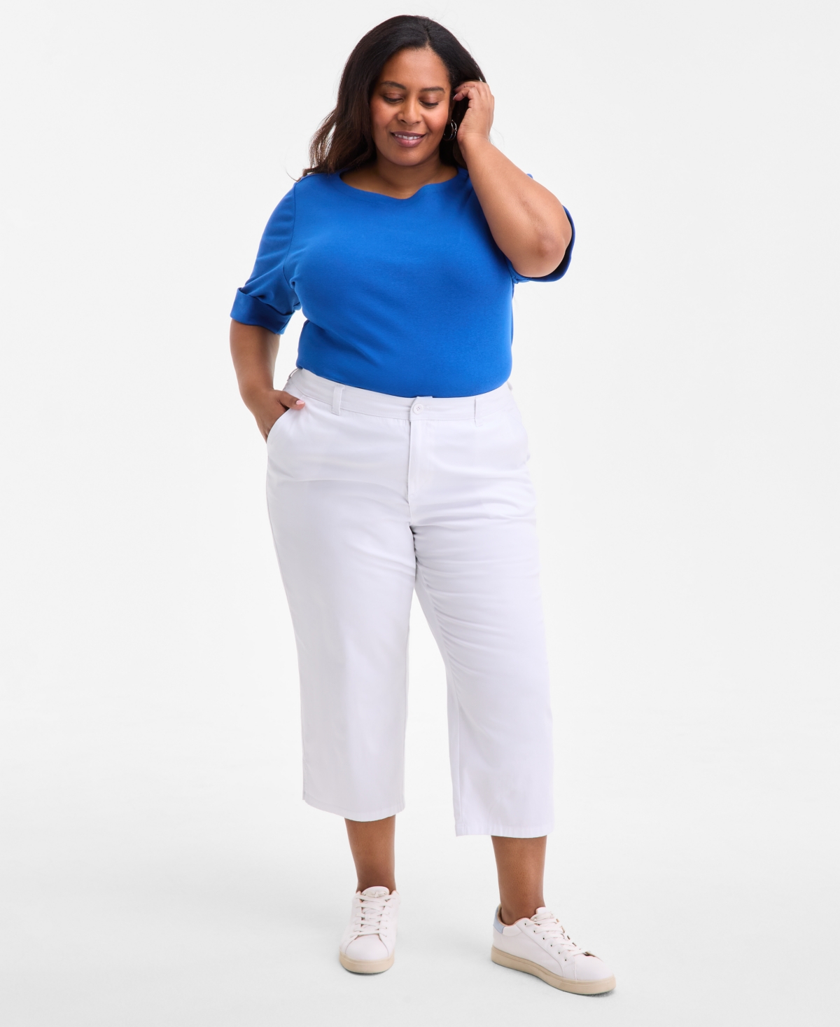 Style & Co Plus Size Comfort Capri Pants, Exclusively At Macy's