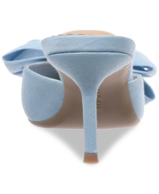 Alaynaa Pointed-Toe Bow Mule Pumps, Exclusively at Macy's