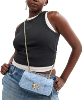 Quilted Leather Tabby Shoulder Bag 20 with Chain